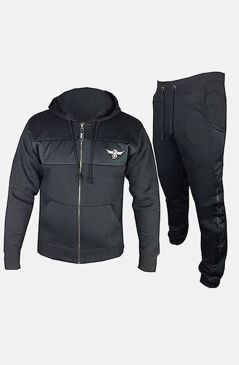 Kids DLX Contrast Panel Fashion Tracksuit
